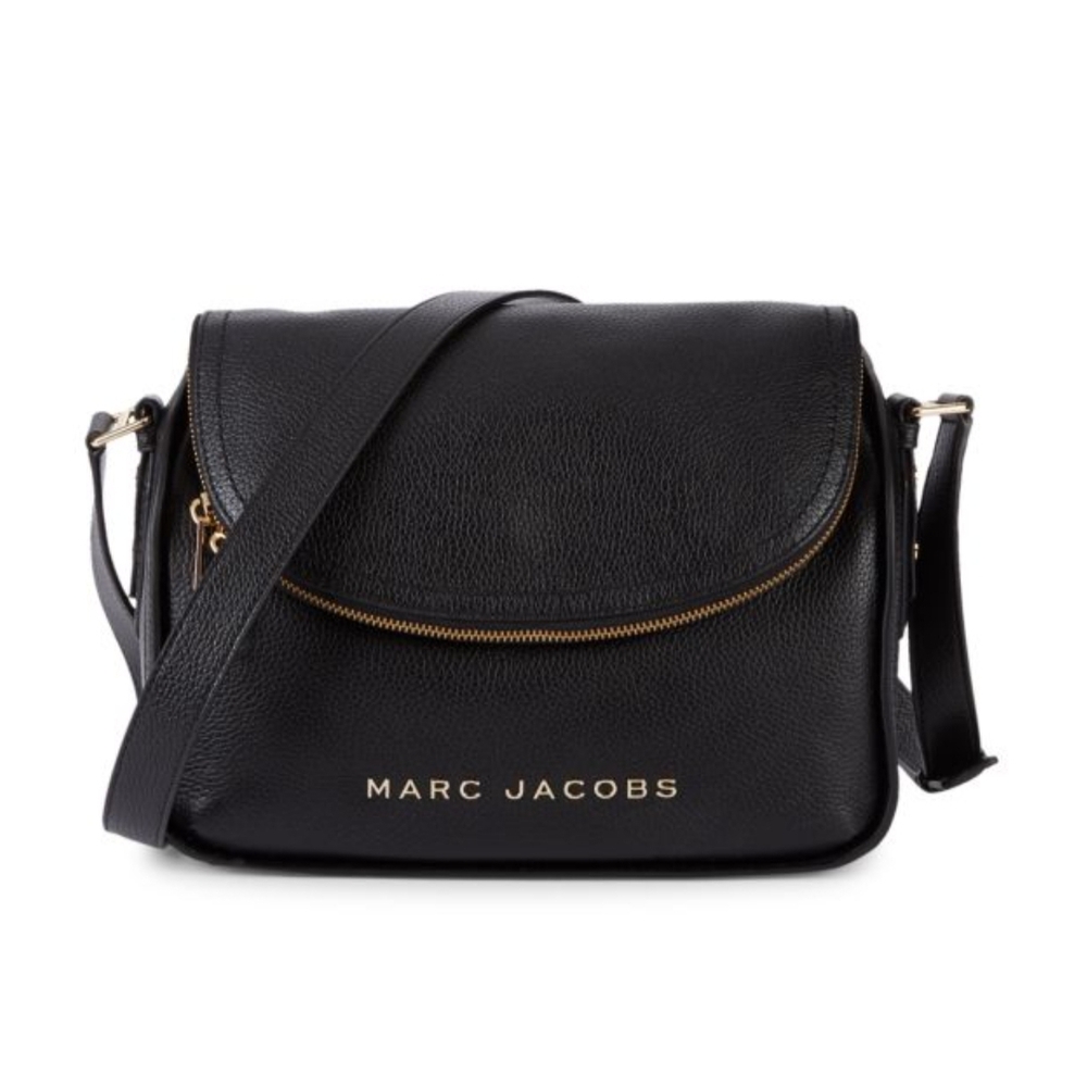 Marc Jacobs Black Leather Crossbody Bag